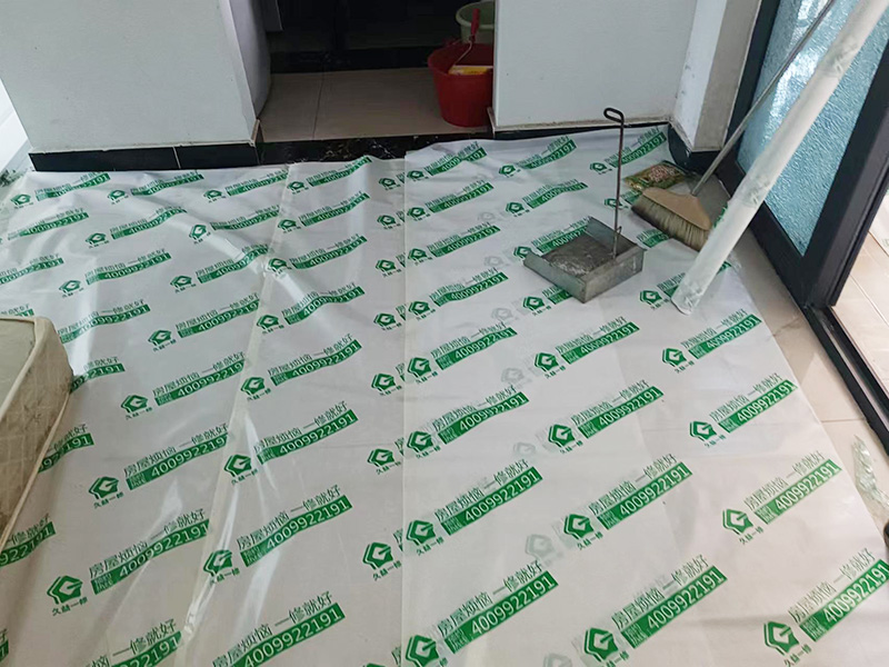 墻面局部修補(bǔ)，地磚保護(hù)