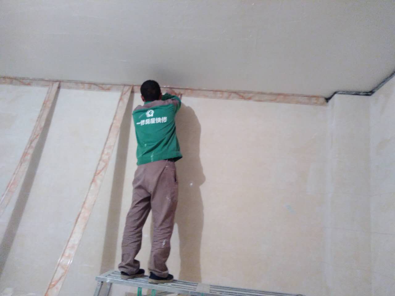 石膏線的安裝方法，石膏線安裝方法及注