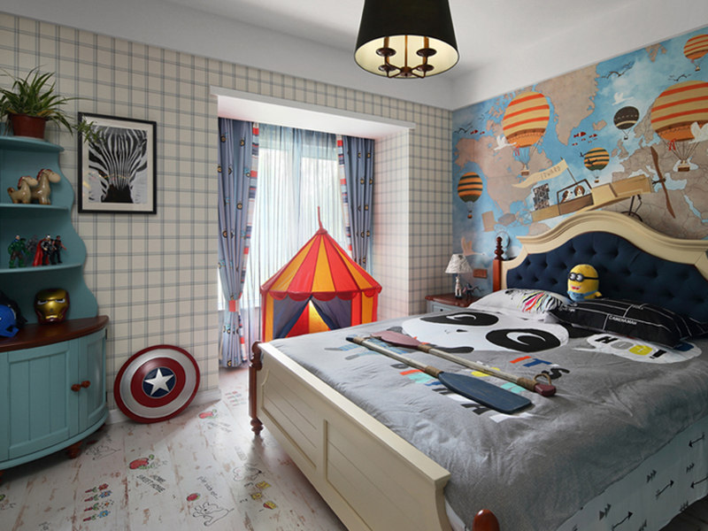 兒童房裝修設計得這樣做，給你的孩子一