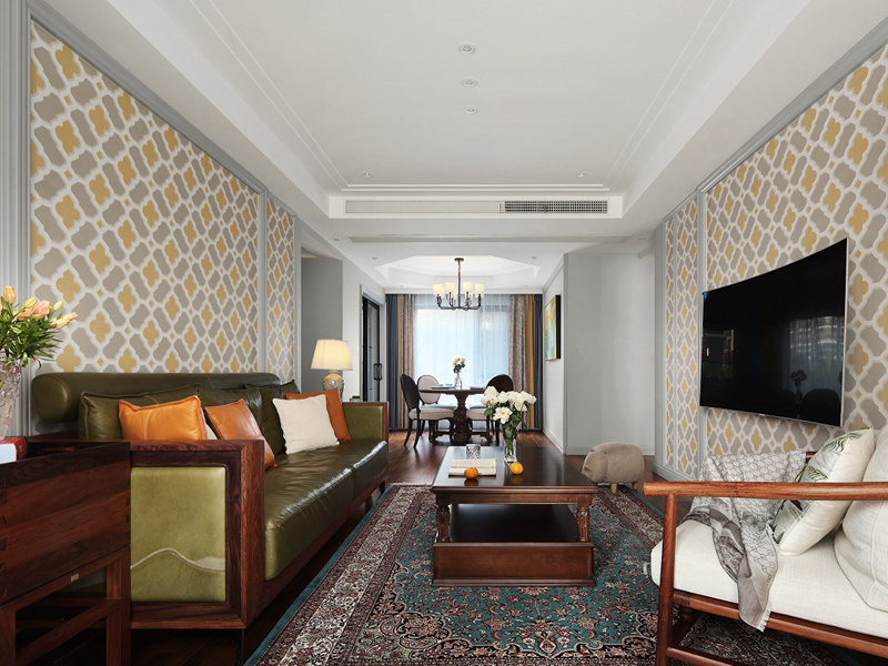 重慶清水溪190平米別墅裝修設計效果