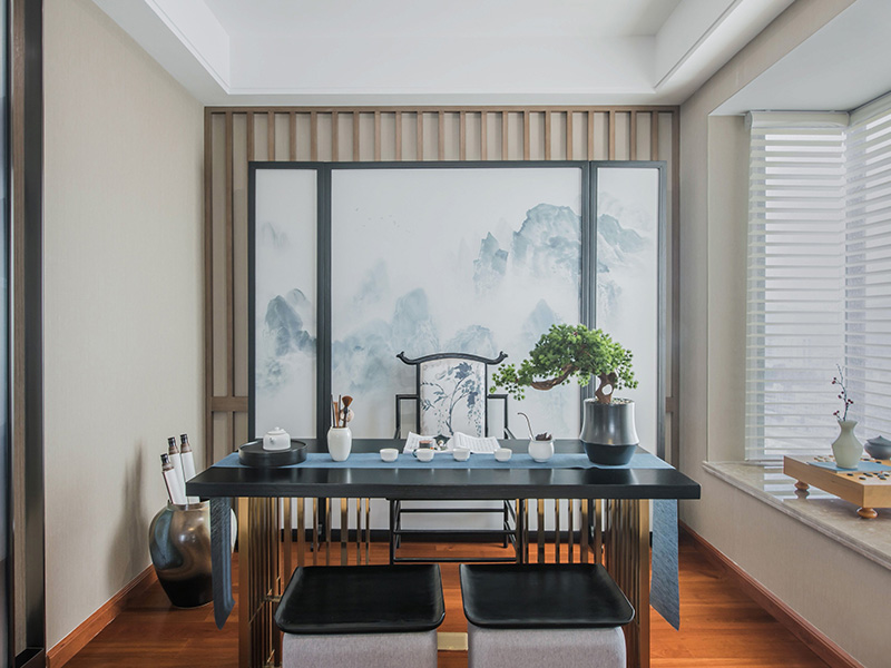 淮安市洪澤區(qū)新中式風(fēng)格裝修設(shè)計(jì)-書(shū)房裝修